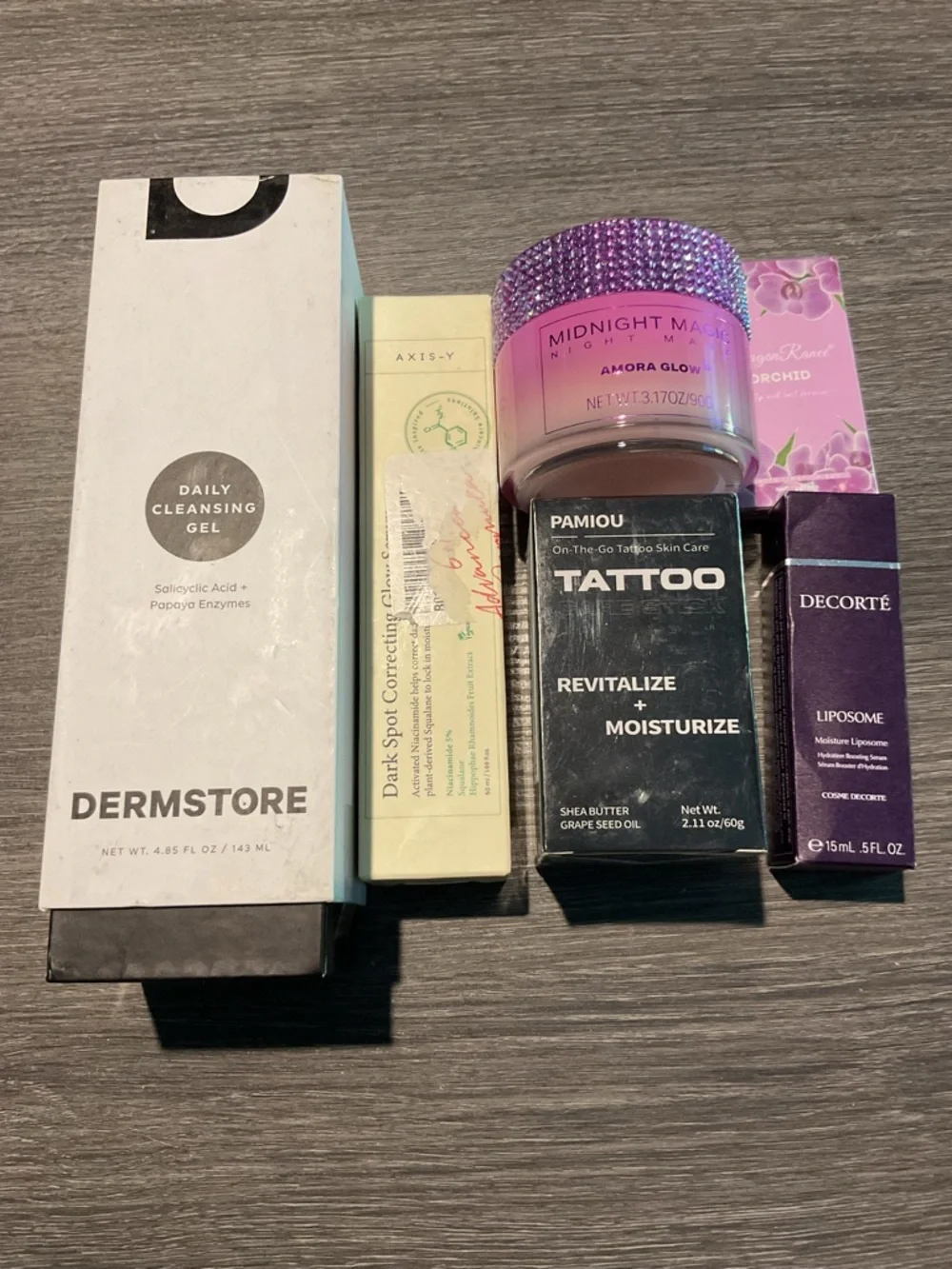 Clinique Pink and Orange Canvas Cosmetic Tote with Colorful Pouches - Picture 3 of 7